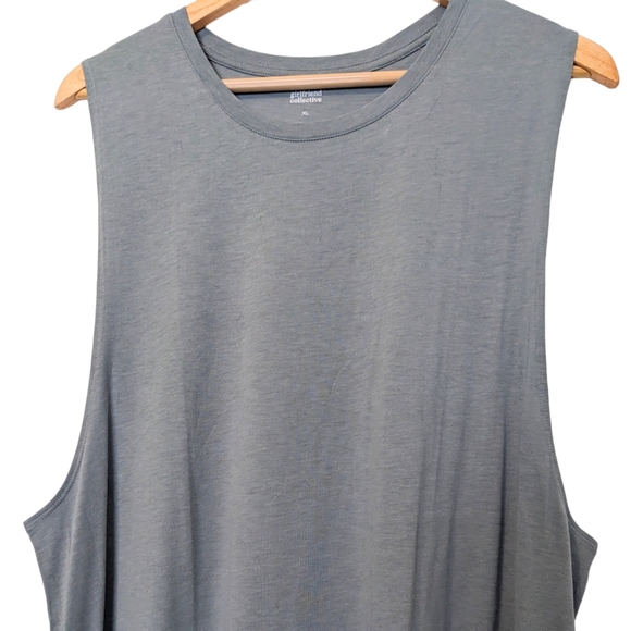 Girlfriend Collective Thistle Cupro Organic Cotton Muscle Tee X-Large - Picture 2 of 5